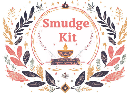 Complete Smudge Kit: White Sage, Palo Santo, Shell & Stand